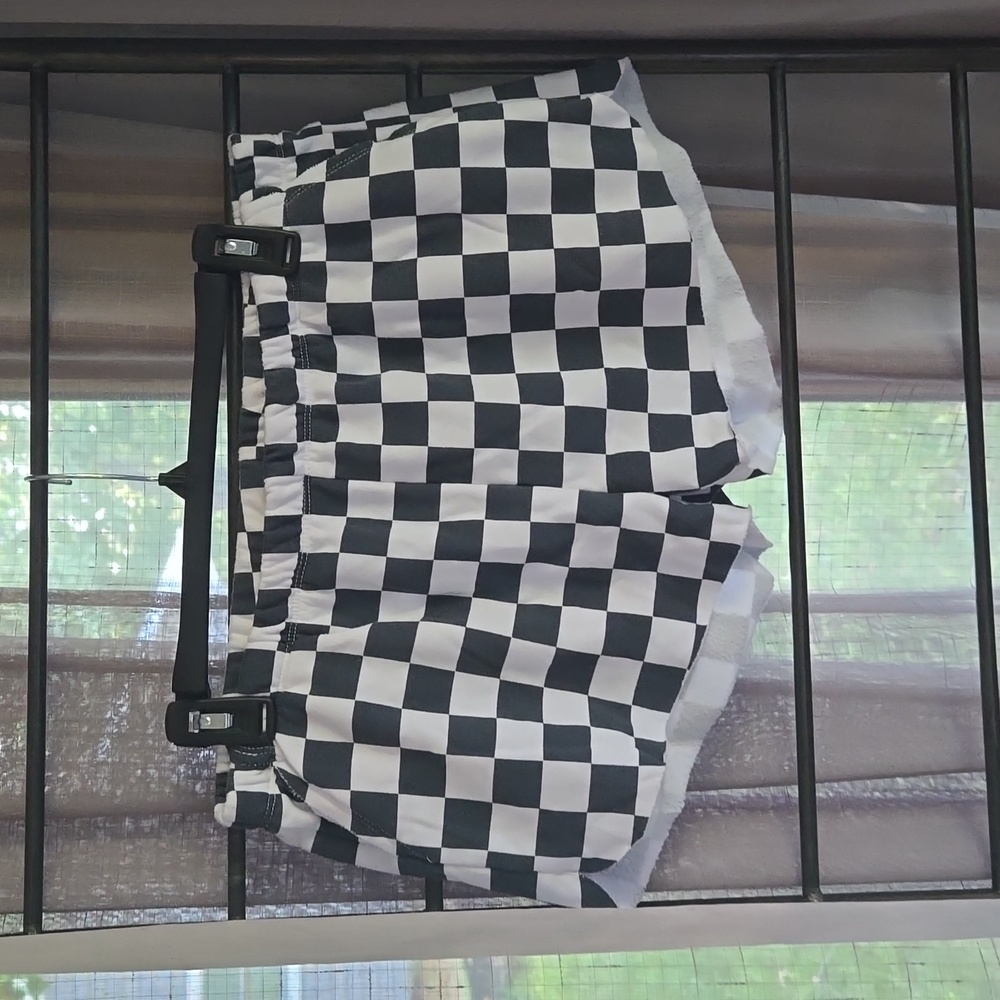 Checkered shorts